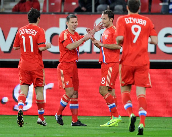 Russian national footbal team players - Sputnik International