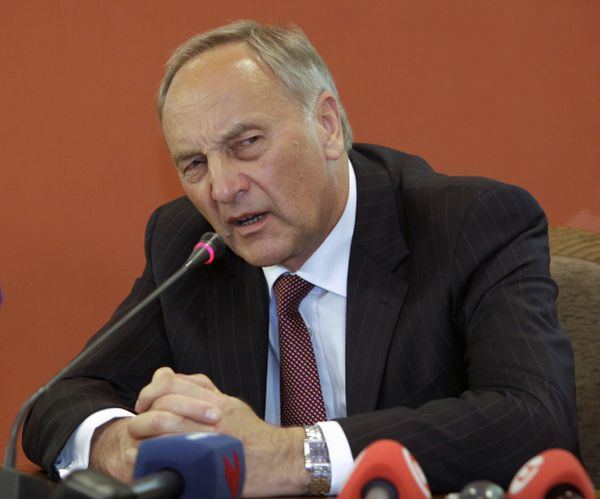 Latvian President Andris Berzins - Sputnik International
