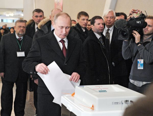 Russia's March 4 presidential election , which was won by Vladimir Putin, was transparent and conducted fully in accordance with Russian law according to an observer mission from the CIS states. Russia's March 4 presidential election , which was won by Vladimir Putin, was transparent and conducted fully in accordance with Russian law according to an observer mission from the CIS states. - Sputnik International