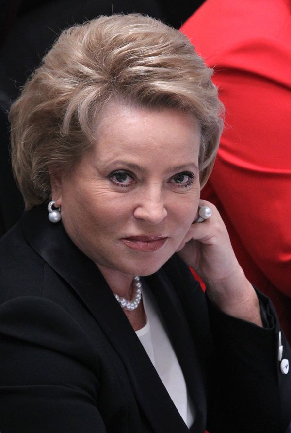 Valentina Matviyenko, speaker of the upper house of the Russian parliament Valentina Matviyenko, speaker of the upper house of the Russian parliament - Sputnik International
