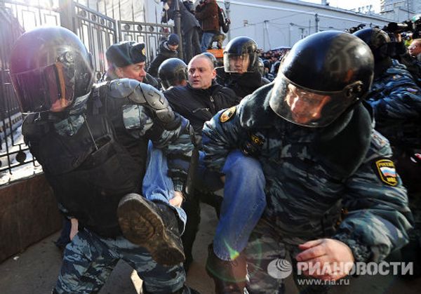 Opposition Rally on Novy Arbat in Moscow - Sputnik International