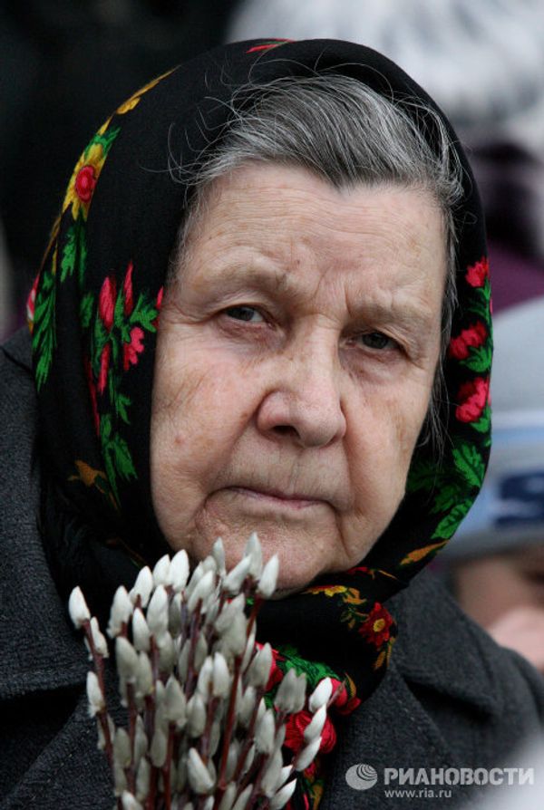Orthodox Christians Celebrate Palm Sunday - Sputnik International