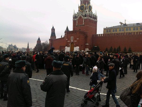 Opposition Activists Gather for Rally in Moscow’s Red Square Opposition Activists Gather for Rally in Moscow’s Red Square - Sputnik International