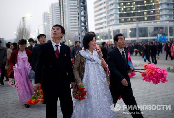 Unveiling of Kim Jong-il Monument in Pyongyang - Sputnik International