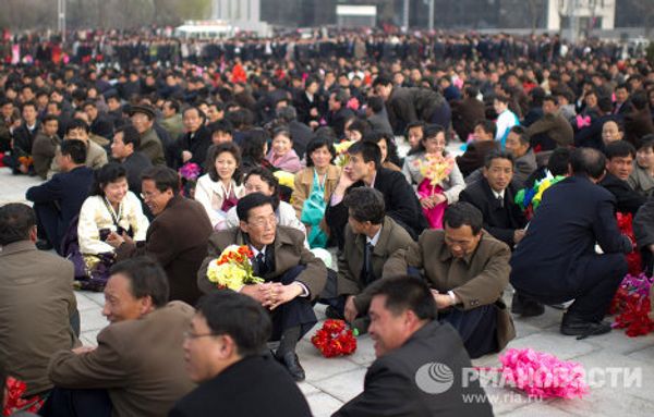 Unveiling of Kim Jong-il Monument in Pyongyang - Sputnik International