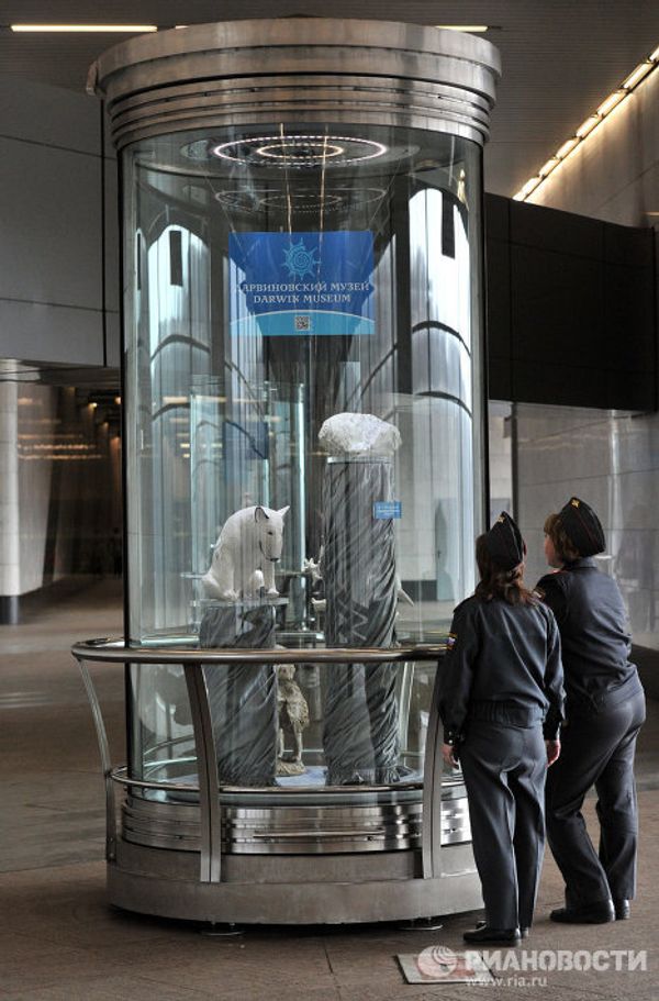 Darwin Museum Exhibit Kicks off in Moscow Subway - Sputnik International