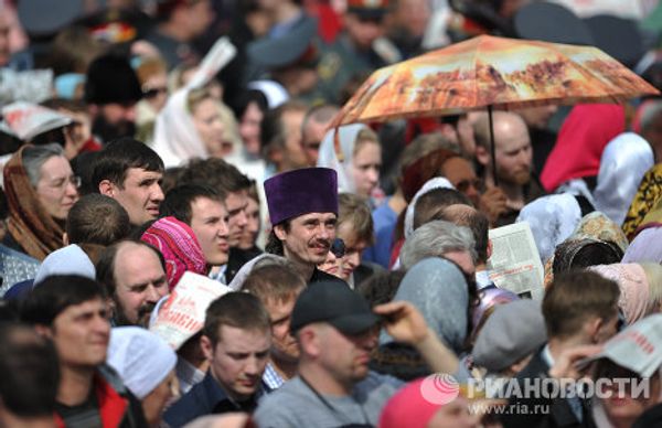 Orthodox Christians Pray for Russia’s Church - Sputnik International