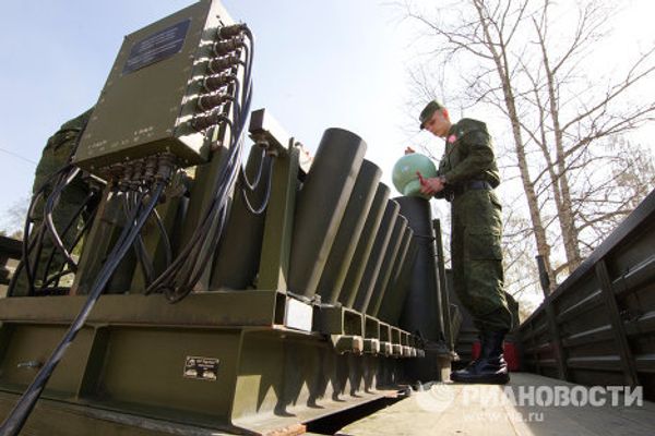 Fireworks Battalion Trains for Victory Day Display - Sputnik International