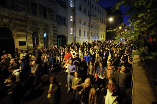 Protesters Gather in Central Moscow for Day-and-Night Campaign - Sputnik International