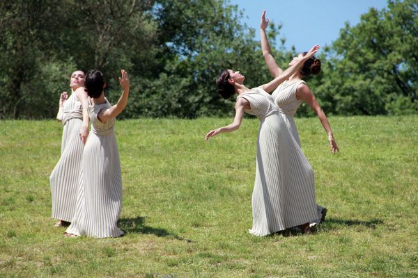 Rehearsal of Lighting Olympic Flame for London Games in Ancient Olympia  - Sputnik International