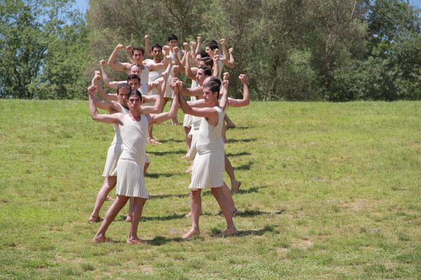 Rehearsal of Lighting Olympic Flame for London Games in Ancient Olympia  - Sputnik International
