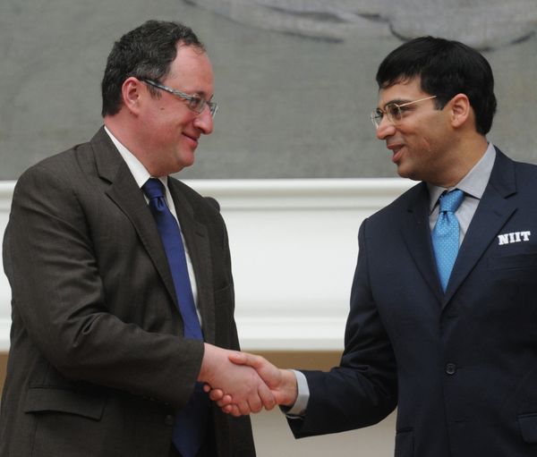 Boris Gelfand and Viswanathan Anand  - Sputnik International