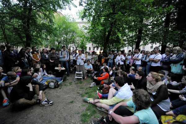 A district court in Moscow ordered on Tuesday to close down an opposition camp in downtown Moscow A district court in Moscow ordered on Tuesday to close down an opposition camp in downtown Moscow - Sputnik International
