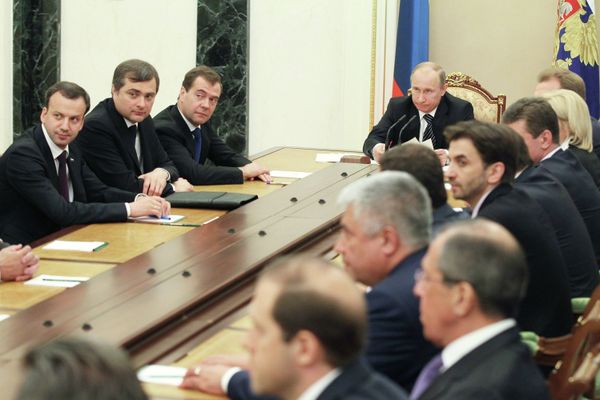 Russian President Vladimir Putin at the meeting with country’s new government - Sputnik International