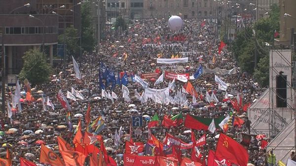 Russia Day Celebrations with Protests in Moscow - Sputnik International
