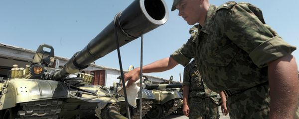 Russian forces on the territory of the 201st military base in Tajikistan. File photo - Sputnik International