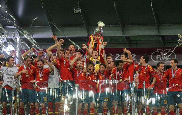 Spain left-back Jordi Alba has become a part of history after scoring in Spain's 4-0 thrashing of Italy in the Euro 2012 final. - Sputnik International