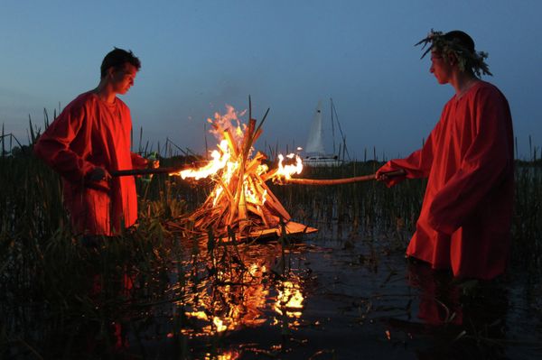 Ivan Kupala celebrations on the shores of Lake Ilmen - Sputnik International