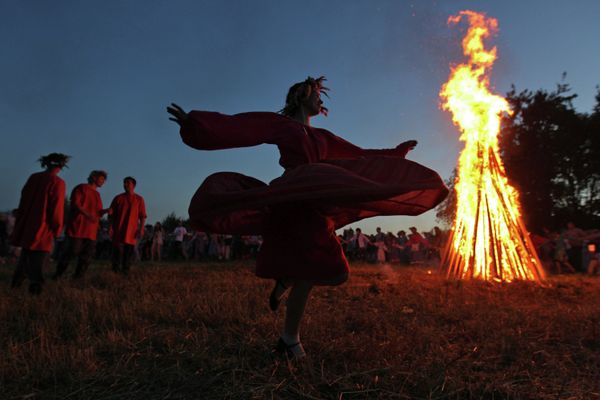 Ivan Kupala celebrations on the shores of Lake Ilmen - Sputnik International