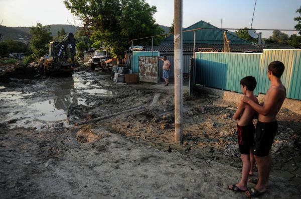 Aftermath of floods in Krymsk - Sputnik International