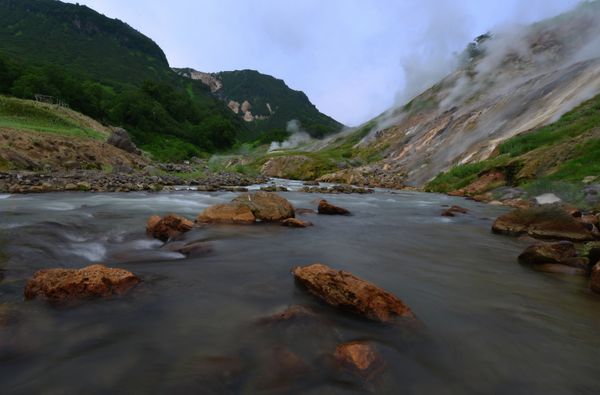 Geyser Valley at Kamchatka’s Kronotsky Biosphere State Reserve Geyser Valley at Kamchatka’s Kronotsky Biosphere State Reserve - Sputnik International