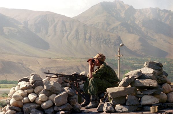 A border post in Tajikistan - Sputnik International