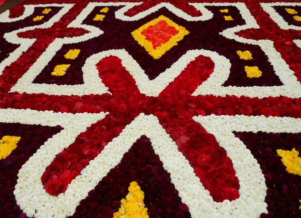 Flower Carpet on Brussels Main Square  - Sputnik International