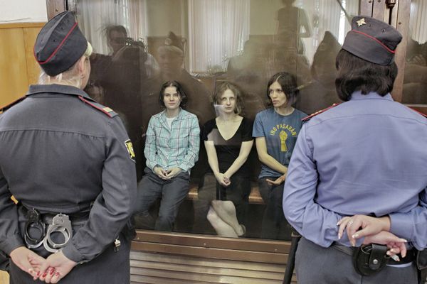 Members of Russian girl punk band Pussy Riot Members of Russian girl punk band Pussy Riot - Sputnik International