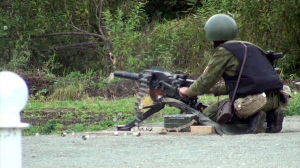 Commandos Shoot AGS-17 Automatic Grenade Launcher and Other Weapons - Sputnik International