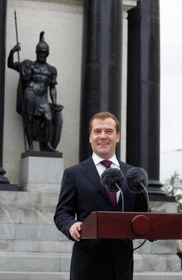 Medvedev Opens Triumphal Arch and 1812 Patriotic War Museum Medvedev Opens Triumphal Arch and 1812 Patriotic War Museum - Sputnik International