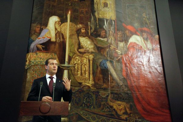 Medvedev Opens Triumphal Arch and 1812 Patriotic War Museum Medvedev Opens Triumphal Arch and 1812 Patriotic War Museum - Sputnik International