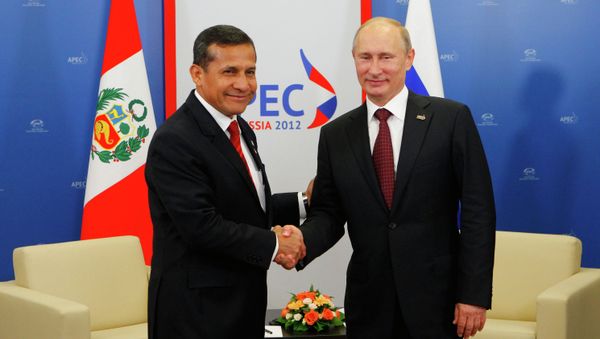 Ollanta Humala and Vladimir Putin Ollanta Humala and Vladimir Putin - Sputnik International