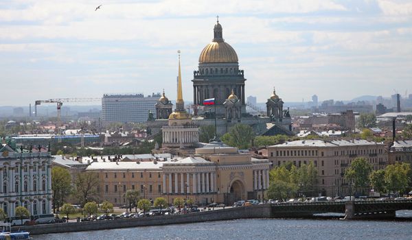 Saint Isaac's Cathedral in the center of Saint Petersburg, Russia - Sputnik International