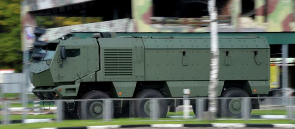 A Typhoon armored vehicle manufactured by KAMAZ A Typhoon armored vehicle manufactured by KAMAZ - Sputnik International