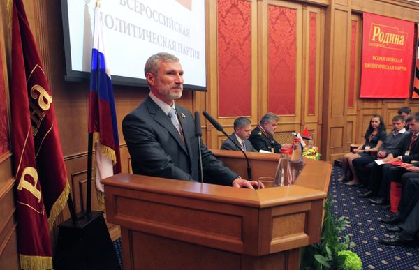 Alexei  Zhuravlyov (photo), a member of the ruling United Russia, was unanimously voted the head of Rodina at a congress in Moscow. - Sputnik International
