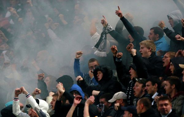 This Russian soccer match between Torpedo and Dynamo in 2012 was marred by spectator clashes. - Sputnik International