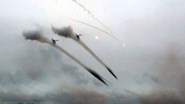 Warplanes and Helicopters Support Multiple Launch Rocket Systems  - Sputnik International
