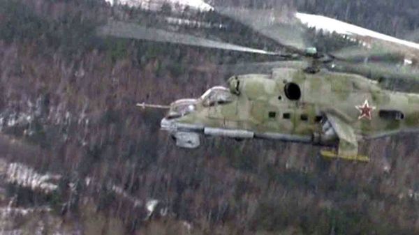 Helicopter Crews Fly in the Clouds, Attack Ground Targets - Sputnik International