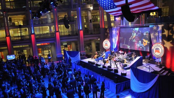 It's election night in America and across the country groups are gathering at events like the Republican National Committee's watch party in Washington at the Ronald Reagan building. - Sputnik International