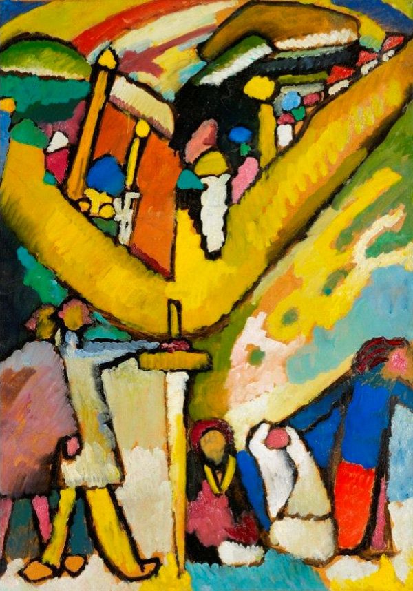 Wassily Kandinsky’s 1909 painting, Studie fur Improvisation 8 Wassily Kandinsky’s 1909 painting, Studie fur Improvisation 8 - Sputnik International