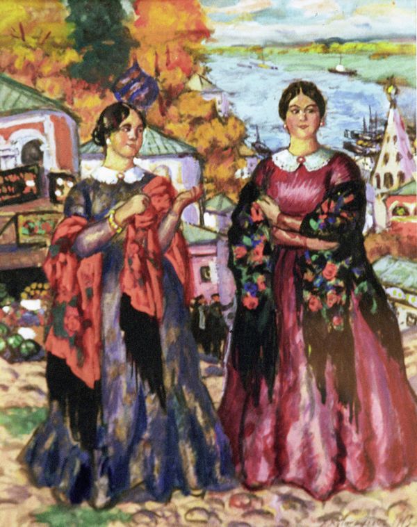 Masters and Masterpieces of Russian Painting: Boris Kustodiev - Sputnik International