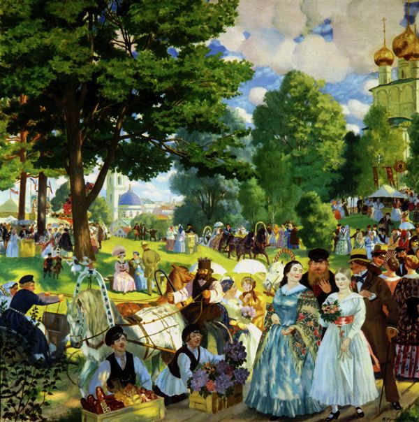 Masters and Masterpieces of Russian Painting: Boris Kustodiev - Sputnik International