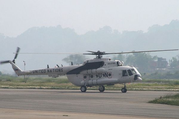 A UN Mil Mi-8 helicopter - Sputnik International