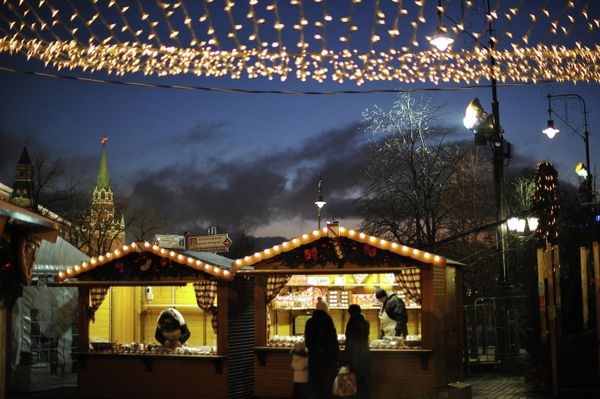 Strasbourg Christmas Market Comes to Moscow - Sputnik International