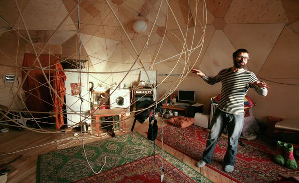 Novosibirsk Artist Builds Dome House - Sputnik International