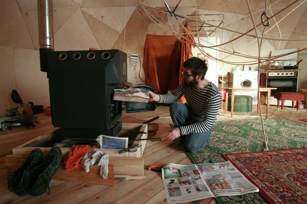 Novosibirsk Artist Builds Dome House - Sputnik International