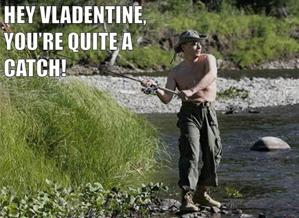 Two Americans have created a “Vladentine’s Day” blog that features Vladimir Putin-themed Valentine’s Day messages. - Sputnik International