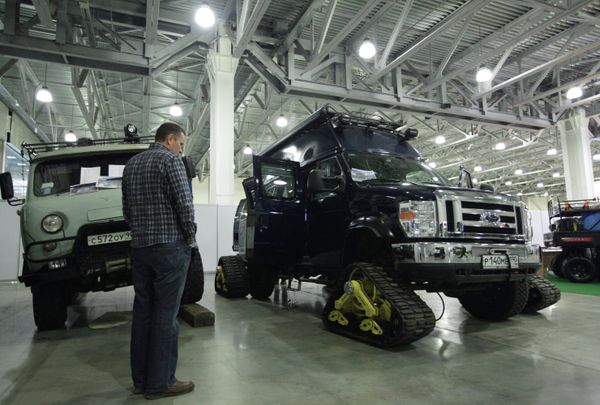 Off-Road Vehicles at the “Vezdekhod” Exhibition Off-Road Vehicles at the “Vezdekhod” Exhibition - Sputnik International