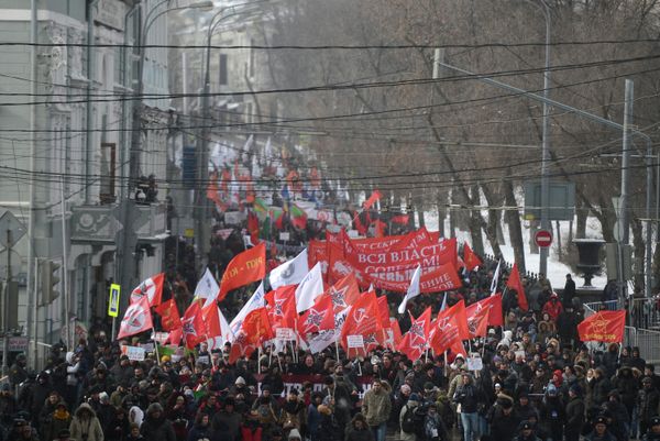 Pro-Kremlin Activists, Opposition March in Moscow - Sputnik International