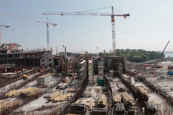 Сonstruction of Zenit St. Petersburg’s new soccer stadium - Sputnik International